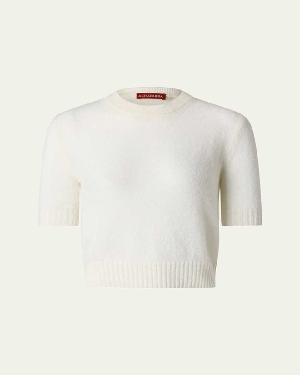 Ty Alpaca Short Sleeve Sweater